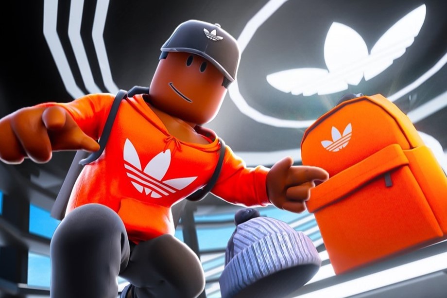 A picture of an Adidas Roblox virtual store