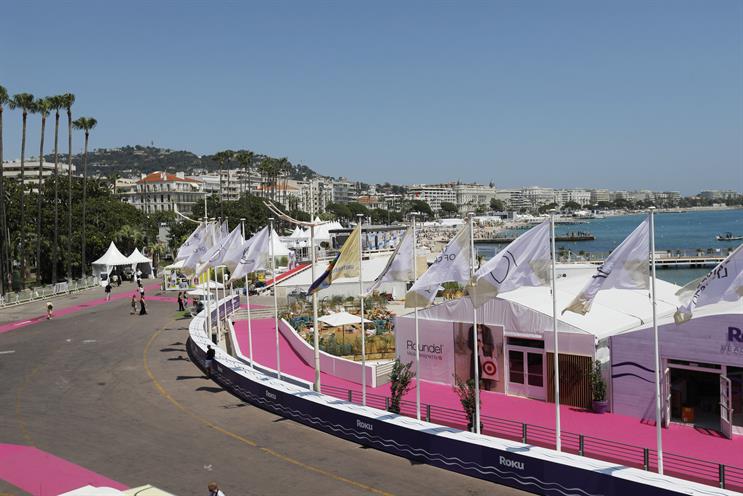 Cannes Lions taking place on the Croisette 