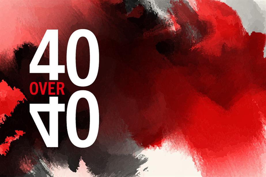 Campaign 40 Over 40 graphic