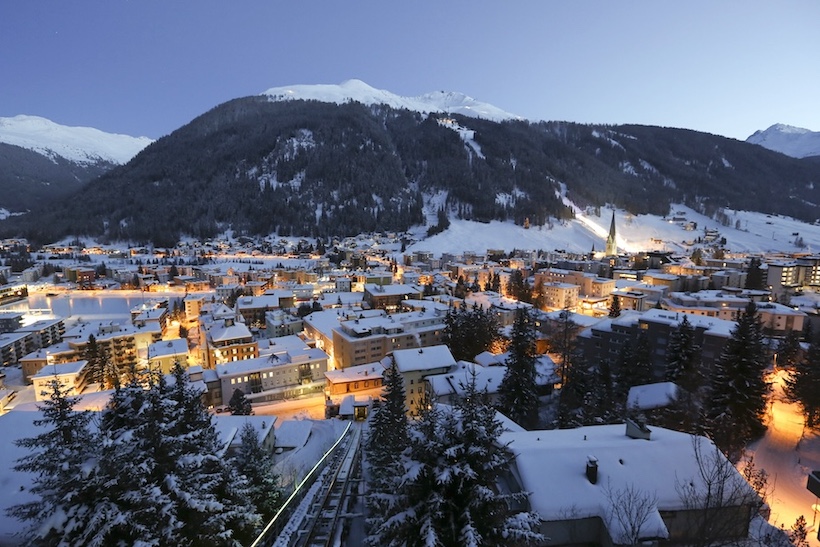 Stock art of Davos, Switzerland