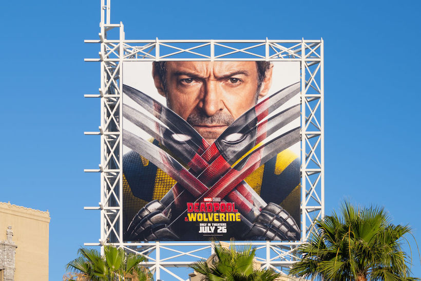 Deadpool and Wolverine billboard