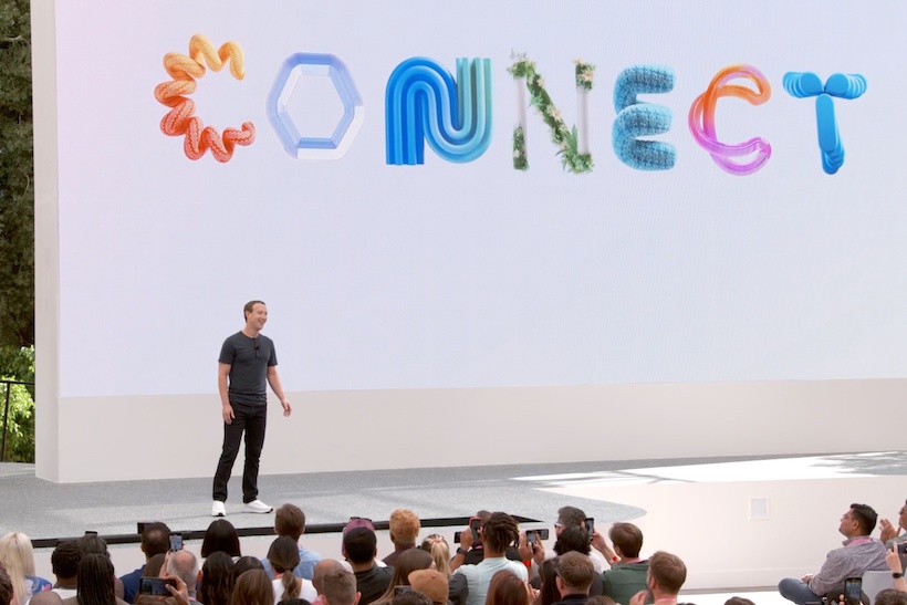 Mark Zuckerberg on stage at Meta Connect 2023