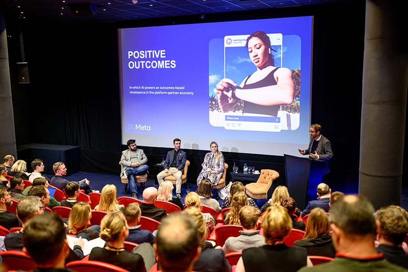 (L to R) Amir Malik, managing director, Accenture; Niel Bornman, chief executive officer, Publicis Media UK; Alex Dalman, managing partner/head of social & innovation, VCCP & Faith; Nick Baughan, director of global agencies, Meta.