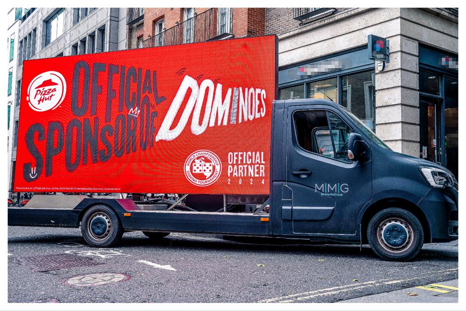 Pizza Hut ‘official sponsor of dominoes’ campaign