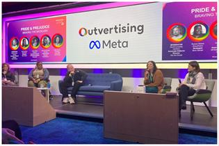 Panellists at Outvertising Live 2023