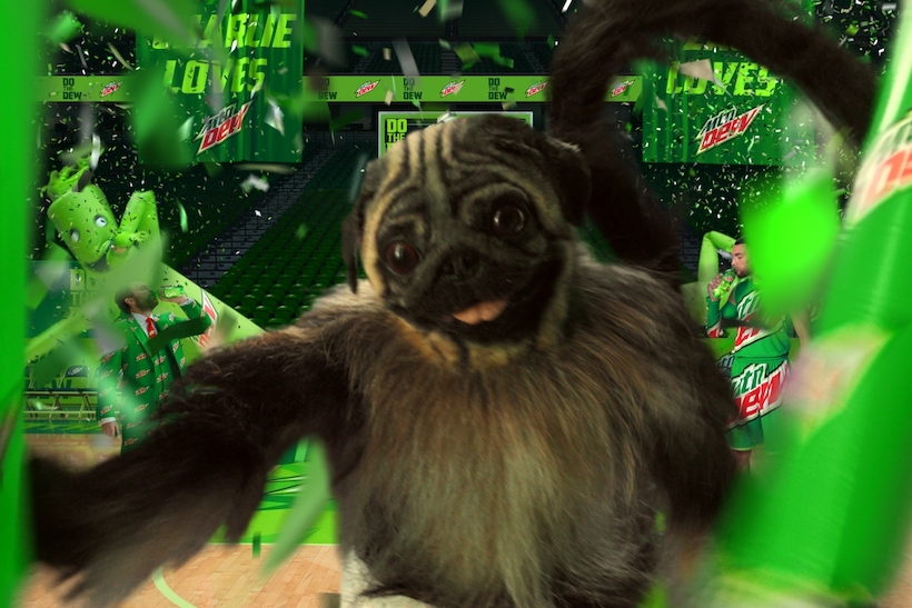 MTN Dew's Puppy Monkey Baby ad