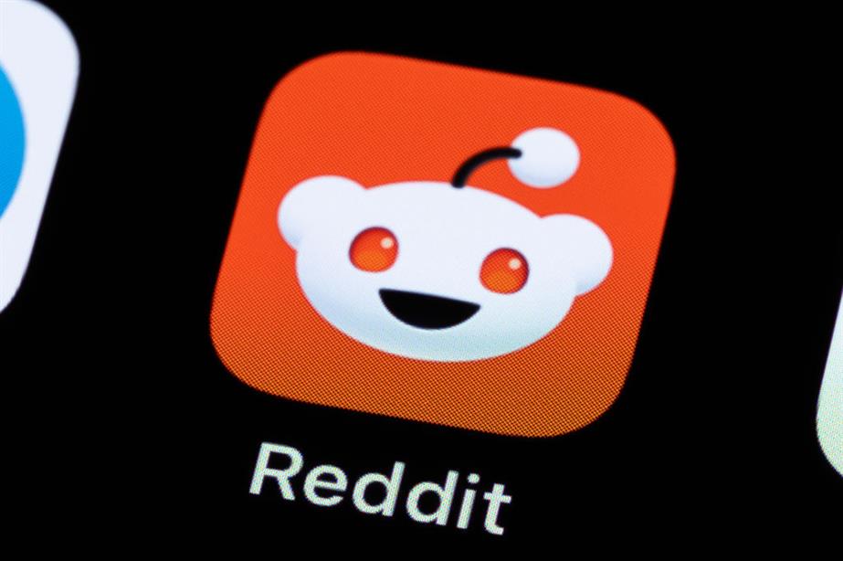 Smart phone displaying Reddit app