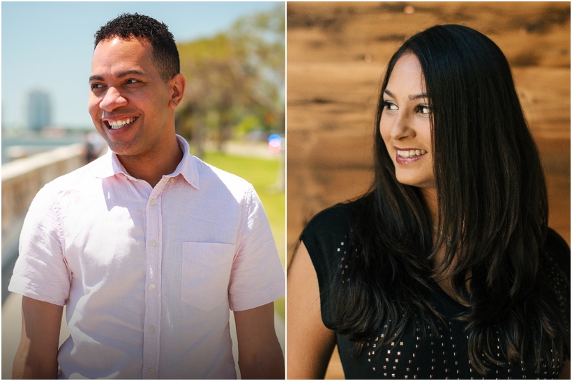 Headshots of Rodobaldo Gonzalez III & Nashira Babooram