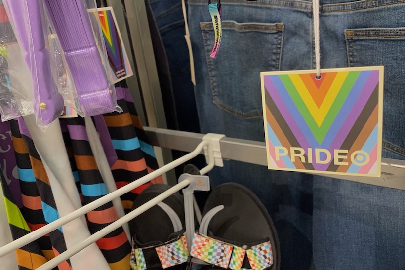 Picture of a display of Target's Pride collection