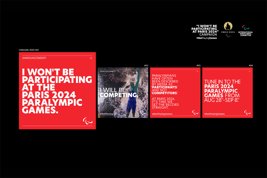 a series of slogans to promote the paralympic games 